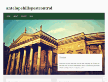 Tablet Screenshot of antelopehillspestcontrol.com